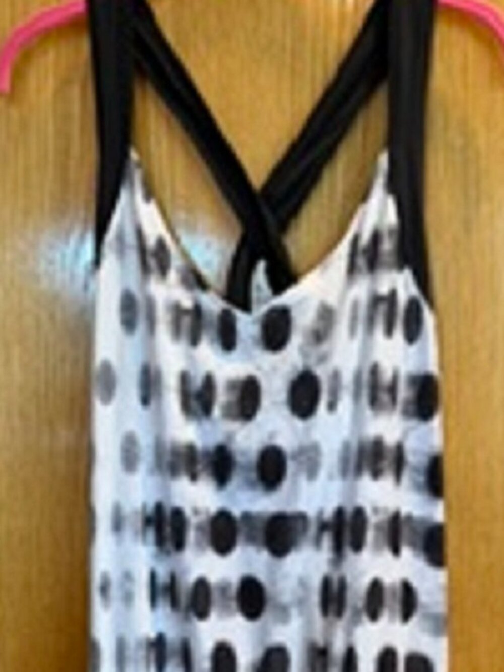 Lululemon Athletica Run For You Money Jumper Black Dots on White 3 Pockets 10